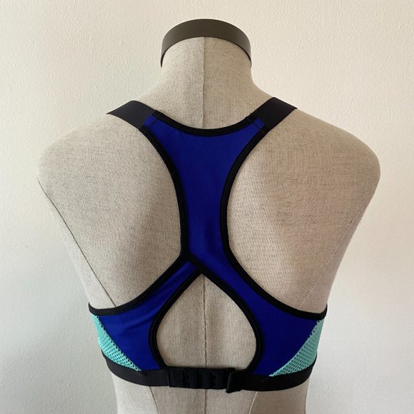 Victoria's Secret VSX Blue Sports Bra 34 B - Picture 5 of 8